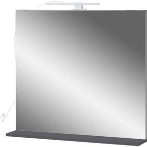Oglindă de perete cu iluminare și raft 76x75 cm - Germania