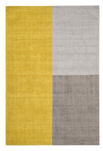 Covor Asiatic Carpets Blox, 160 x 230 cm, galben-gri