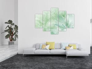 Tablou - Floare verde (150x105 cm)