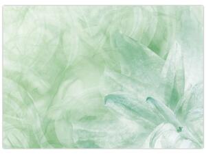 Tablou - Floare verde (70x50 cm)