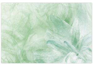 Tablou - Floare verde (90x60 cm)
