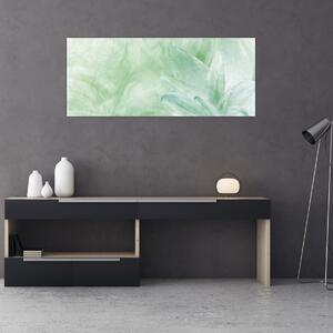 Tablou - Floare verde (120x50 cm)