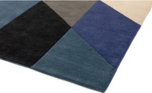 Covor Asiatic Carpets Big Geo, 160 x 230 cm, albastru-negru