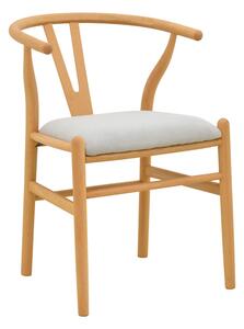 Scaun Wishbone, Gri, 51x58x73 cm