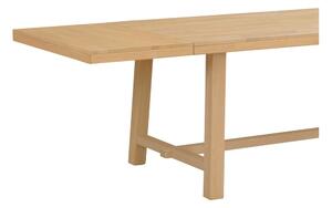 Extensie blat din lemn de stejar lustruit pentru masa de dining Rowico Brooklyn