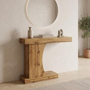 Consola Devo, Stejar, 120x30x90 cm
