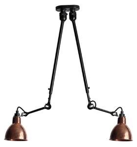 302 Double Plafonieră Black/Raw Copper - Lampe Gras