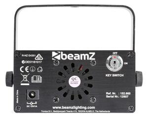 Beamz Bianca laser fascicul dublu 330 W RGB-12 gobo, telecomandă, 7-DMX IR