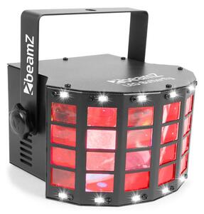 Beamz LED BUTTERFLY 3X3W RGB + 14XSMD STROBE, mod de control cu ajutorul muzicii sau modul automatic