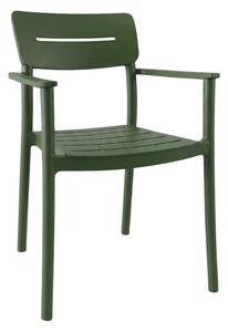 Scaun Pilma, Verde inchis, 57x54x82 cm