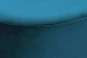Taburet tapițat Nano albastru deschis ignifug