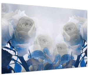 Tablou - Trandafir alb (90x60 cm)