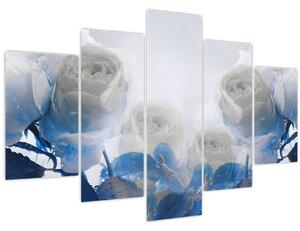 Tablou - Trandafir alb (150x105 cm)