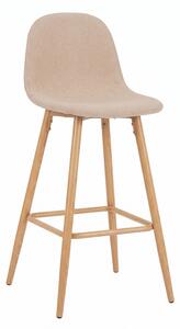 Scaun de bar Bella, Bej, 41.5x49x108 cm