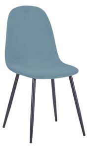 Scaun Bella, Albastru, 44x55x85 cm