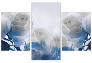 Tablou - Trandafir alb (90x60 cm)