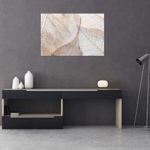 Tablou - Frunze bej (90x60 cm)