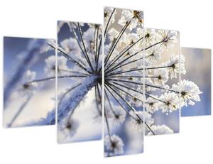 Tablou - Flori înghețate (150x105 cm)