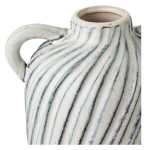 Vaza decorativa, Albastru, 14x15.5x22 cm