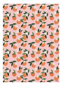 Hârtie de împachetat eleanor stuart Floral No. 5 Orange