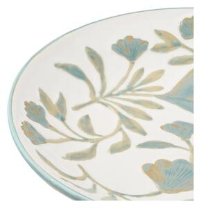 Tava decorativa, Alb, 35.5x35.5x5 cm