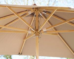 Umbrela de soare Orlando, Taupe, 300x300x265 cm