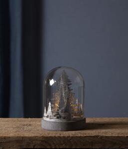 Decorațiune cu LED pentru Crăciun Star Trading Kupole, maro, înălțime 17,5 cm