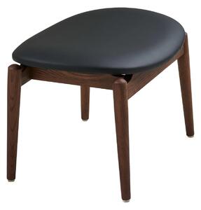 Taburet Olvera, Maro inchis, 43x53.5x38 cm