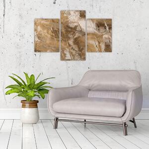 Tablou - Abstract maro (90x60 cm)
