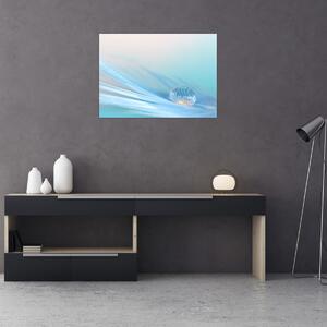 Tablou - Picătură albastră (70x50 cm)