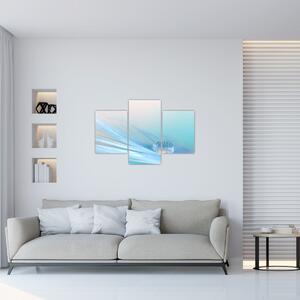 Tablou - Picătură albastră (90x60 cm)