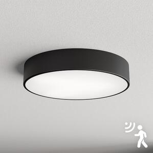 Plafonieră cu senzor CLARE 3xE27/40W/230V d. 40 cm negru Brilagi