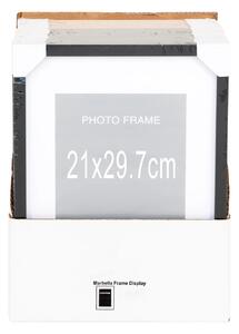 Set 7 piese Rame foto Marbella, Negru, 31x25x35 cm