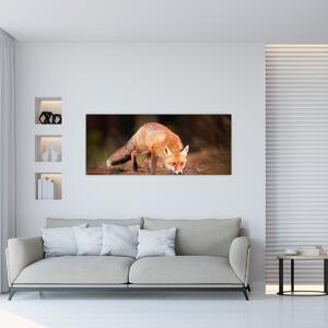 Tablou - Vulpe in pădure (120x50 cm)