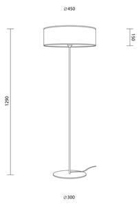 Lampadar Bulb Attack Doce XL, ⌀ 45 cm, negru