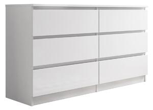 Comodă Comfivo Structor II, Alb, PAL laminat, 77x138x40cm, 44 kg