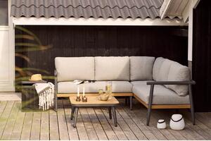 Set 2 piese Coltar lounge Comillas, Gri, 73x69x200 cm