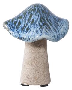 Set 3 piese Decoratiuni tip ciuperci, Verde, 10.5x10.5x14 cm