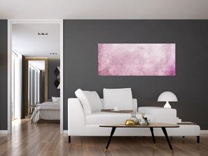 Tablou - Mandala pe zid roz (120x50 cm)