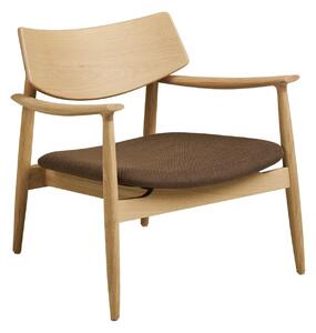 Set 2 piese Fotoliu lounge si taburet Olvera, Maro, 68x43x68x53.5x72x38 cm