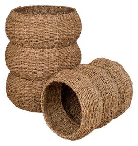 Set 2 piese Cosuri Sarbas, Natural, 35x35x45 cm
