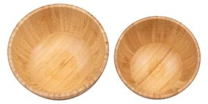 Set 2 piese Bol Chefalu, Natural, 15x15x7 cm
