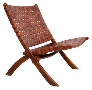 Scaun pliant tapitat Perugia, Maro, 74x66x73 cm