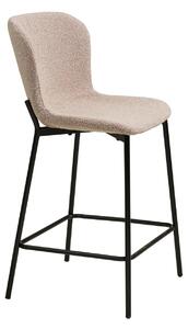 Scaun inalt pentru insula de bucatarie Maceda, Bej, 55x47x95 cm