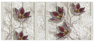 Tablou - Flori decorative (120x50 cm)