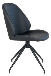 Scaun dining Monte Carlo, Negru, 60x50x88 cm