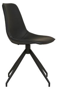 Scaun dining Monaco, Negru, 56x48x86 cm