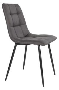 Scaun dining Middelfart, Gri, 55x44x86 cm