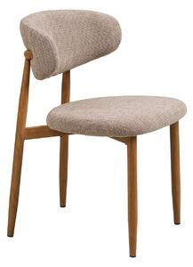 Scaun dining Levanto, Nisip, 55x52x77 cm, Stejar