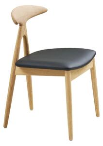 Scaun dining Lanuza, Natural, 51x48x77 cm